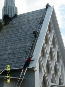 Metal Roof on Christ Church