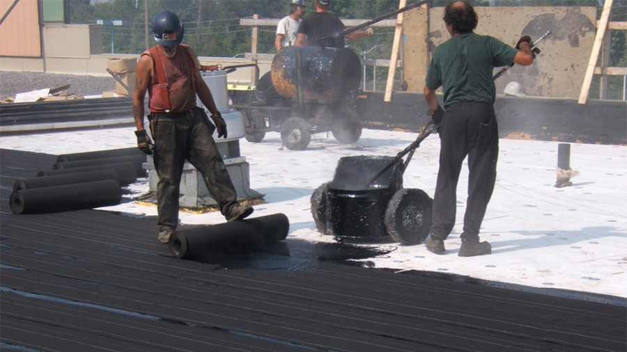 Hot Asphalt Roofing