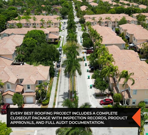 Best Roofing Roofed an Entire Community