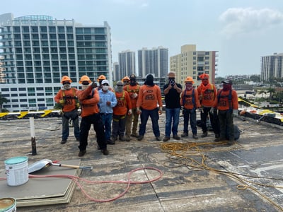Sheridan House in Broward County Gets Roof Repair