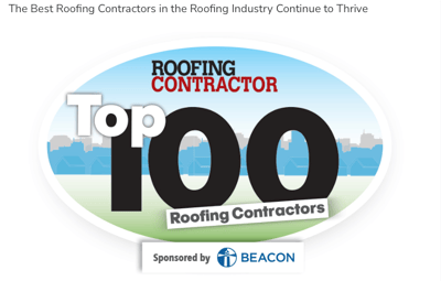 Top 100 Roofing Contractors 2022