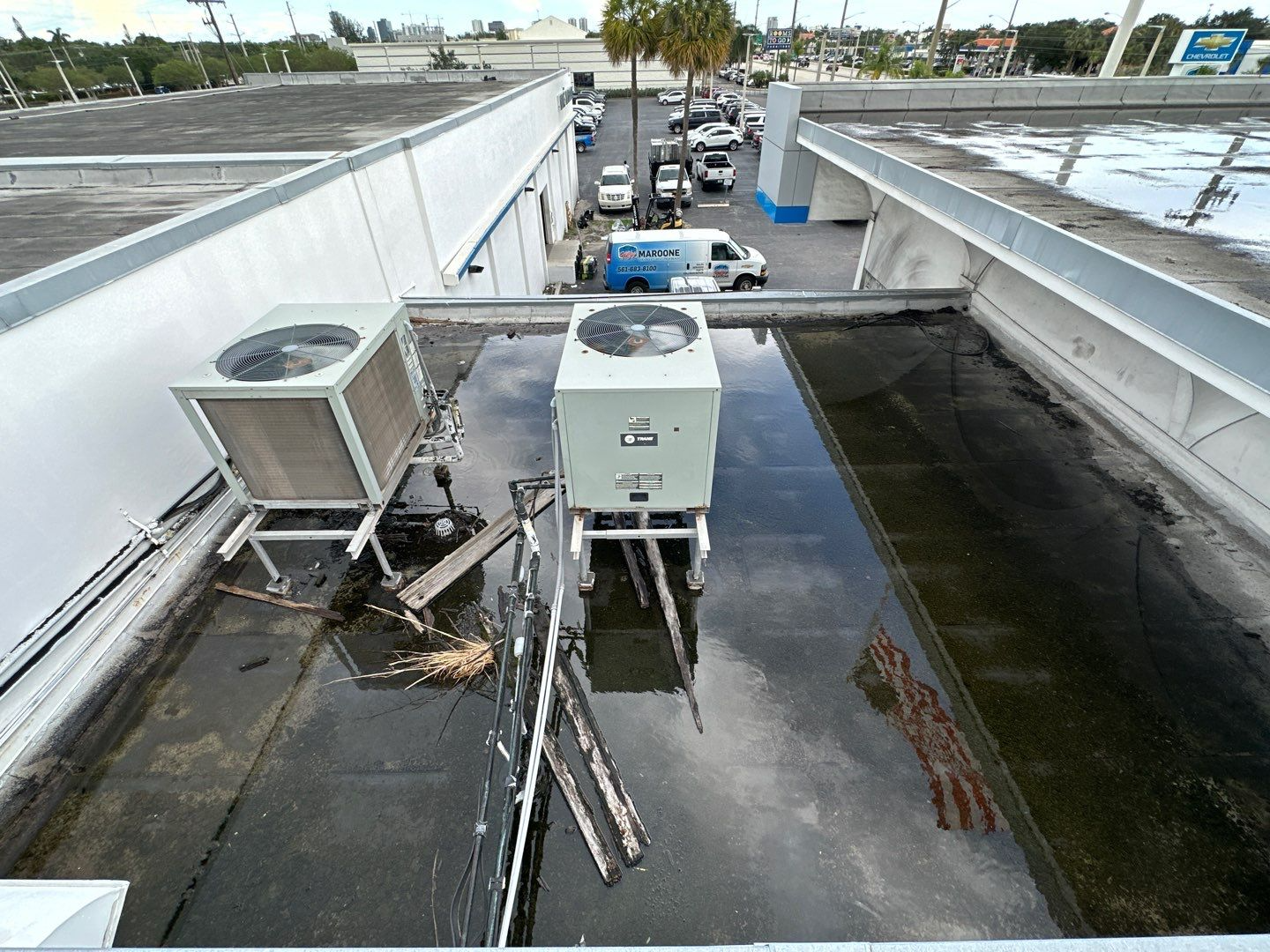 Ponding On Roof